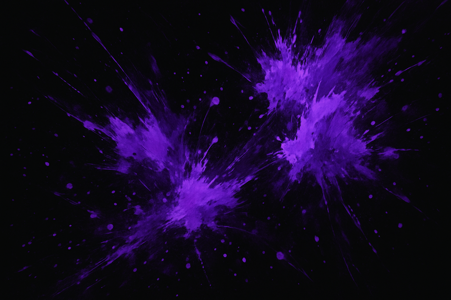black background whith color splash in violet